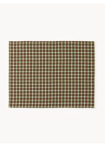 Cotton Placemats Ulla, Set of 2 Green Cotton B 40 x L 50 cm | Westwing Collection