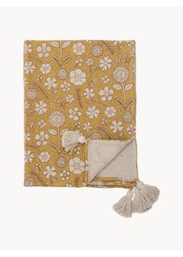 Bloomingville Mini Prehoz z recyklovanej bavlny Camille Žltá Š 80 x D 100 cm
