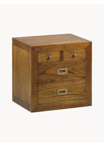 Moycor Cómoda artesanal de madera Mindi Star Marrón Madera An 35 x Al 45 cm