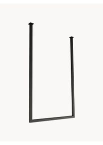 Metallbude Toallero de metal Tensi Negro Metal An 50 x Al 60 cm