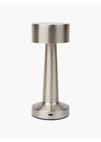 VINGA Lámpara de mesa de ABS reciclado Fiona Plateado Ø 9 cm
