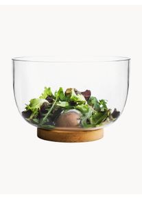 Sagaform Miska do serwowania Nature Brązowy, Transparentny Ø 23 x W 15 cm
