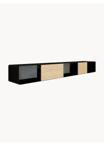 Metallbude Aparador de pared Sion Negro Madera, Metal An 120 cm