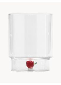 Zafferano Vaso artesanal Teca Frutta Transparente Capacidad: 350 ml