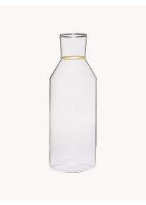 Hübsch Hübsch Jarra Orbit Transparente, Amarillo 1600 ml