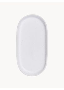 egg back home Tabuleiro pequeno Nature Shape Branco L 9 x C 18 cm