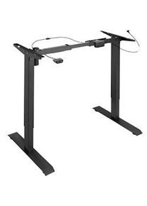 TecTake Estructura para mesa - eléctrica y ajustable en altura 85-129x65x71-121cm negro - 403001