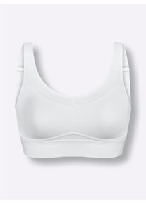 wäschepur Dames Comfort-bh zonder beugel in wit ,maat 80C, Witt, 82% Polyamide, 18% Elastan