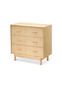 Tchibo - Komoda z jaseňového dreva so zásuvkami a s dekoračnou prednou stranou - farba: hnedá