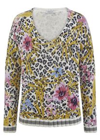 Peter Hahn - V-Pullover, multicolor, Gr. 38, Baumwolle