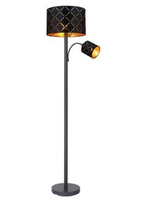 Globo SUNNA Stehleuchte Schwarz, 1-flammig
