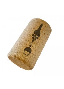 ich-zapfe Weinkorken, Naturkorken für weinflaschen - 38 mm, Mikrogranulat - 100 St