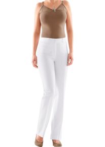 Damska Nekrčivé nohavice, streč biela veľkosť 42