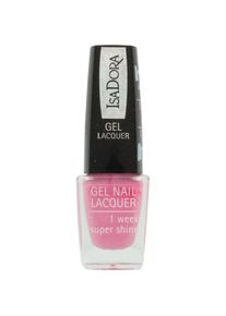 Isadora, Nagellack, 222 Pink Bomb Gel Lacquer 6ml for Women (222 Pink Bomb, Gel-Effekt Nagellack)
