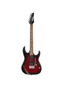 Ibanez gitaar GRX70QATRB Transparant Rood (E-Gitarre, Ahorn), Gitarre, Rot