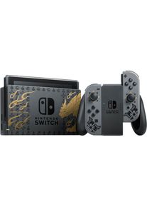 Nintendo Switch Console + Monster Hunter Rise Edition (UK) (Switch), Spielkonsole, Schwarz, Grau