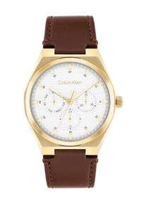 Calvin Klein Montre à affichage analogique 'Motion' Homme marron taille One Size
