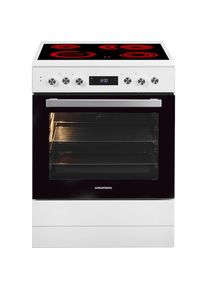 Grundig , Elektro-Standherd »GFBM23420WC«, mit Backauszug, mit Tastensperre , weiß , 2-fach Teleskopauszug