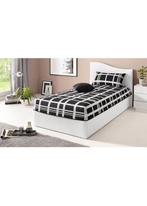Westfalia Schlafkomfort , Tagesdecke , schwarz/weiß , B/L: 230 cm x 220 cm