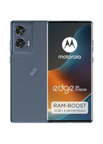 Motorola , Smartphone »moto edge50 Fusion 256 GB«, Forest Blue , Forest Blue , 50 Megapixel Kamera mit Autofokus und LED Blitz