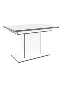 Hela , Esstisch »Ariana Bestseller, Tisch, Küchentisch, Auszugstisch«, durch innenliegende Einlegeplatten ausziehbar 120-160 cm , weiß/schwarz +...