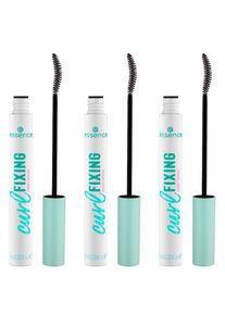 Essence , Mascara »curl FIXING lash base«, (Set, 3 tlg.), langanhaltend, definierend , Blau , Mascara von Essence