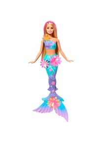 Barbie , Anziehpuppe »Meerjungfrau mit magischen Blüten, blond« , bunt