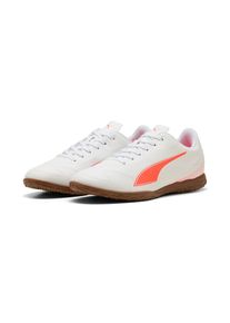 Puma, Herren, Fu&szlig;ballschuh &raquo;VITORIA II IT&laquo; f&uuml;r Halle und Stra&szlig;e, Puma White-Glowing Red, 47, Puma White-Glowing Red, Breite: Regul&auml;r