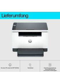 HP , Multifunktionsdrucker »LaserJet MFP M234d«, Instant Ink kompatibel , weiß/grau , Beidseitiger Druck