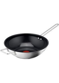 Tefal , Wok »Nordica«, Edelstahl, (1 tlg.), Thermo-Signal-Technologie, minimalistisches Design, robuster Griff , Edelstahl