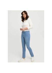 wonderjeans, Damen, Slim-fit-Jeans &raquo;Classic&laquo; Klassischer gerader Schnitt, Sea Blue, L&auml;nge 32, 36 -L&auml;nge 32, Sea Blue, Classic Jeans von wonderjeans