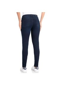 wonderjeans, Damen, Skinny-fit-Jeans &raquo;High Waist&laquo; Schmaler Skinny-Fit in hochelastischer Qualit&auml;t, dark blue used, L&auml;nge 32, 46 -L&auml;nge 32, dark blue 