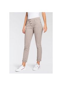 Please Jeans , Röhrenhose Mit besonderer Knöpfung , chinchilla beige , N-Gr , S (36) -N-Gr , S (36) , Röhrenjeans von Please Jeans