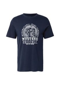 Mustang T-Shirt 'Austin' Homme bleu taille L