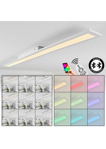 hofstein Voisines Lámpara de Techo LED, 1 luz, Mando a distancia, Cambia de color