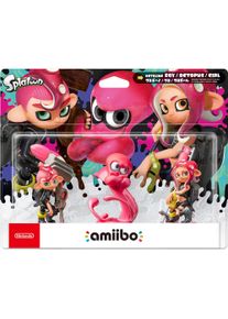 Nintendo amiibo Splatoon Character Oktoling Girl, Boy & Octopus Set (3DS, 3DS XL, Switch, Switch 2, Switch Lite, Switch OLED, Wii U), Weiteres Gaming 