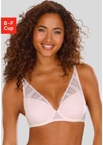 Lascana Damen Schalen-BH in ros&eacute; ,Gr&ouml;&szlig;e 100B, Witt, 89% Polyamid, 11% Elasthan