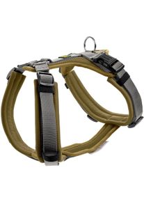 Hunter Maldon Up Hundegeschirr, oliv/grau, XS-S