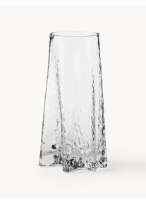 COOEE Design Wazon ze szkła dmuchanego Gry, W 30 cm Transparentny Szkło Ø 15 x W 30 cm