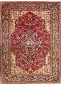 Tabriz Dywan 340x250 Czerwony (Iran) Ręcznie Tkany