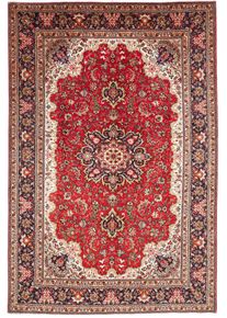 Tabriz Perski dywan 300 x 200 Czerwony (Iran) Ręcznie Tkany
