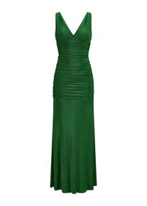 Nicowa Maxikleid 'LUCEWO', aus schimmerndem Lamé-Jersey, Model trägt Größe 34 Damen grün Größe 34 Unifarben