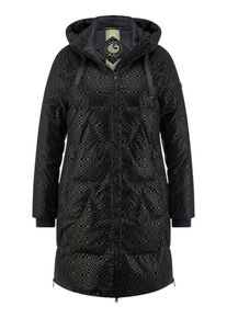 WEGA GREEN GOOSE - Steppmantel, schwarz, Gr. 46, Kunstfaser