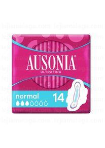 Ausonia - Compresa Air Dry Normal Alas 14 Unidades Compresas y salva slips 1 pieces female