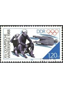 DDR 3144 (kompl.Ausgabe) gestempelt 1988 Olympische Winterspiele