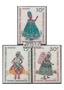 Kamerun 627-629 (kompl.Ausg.) postfrisch 1970 Puppen