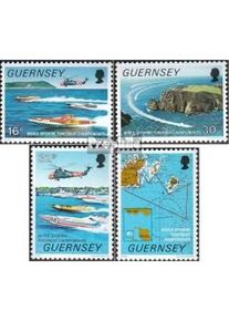 GB - Guernsey 426-429 (kompl.Ausg.) gestempelt 1988 Motorboot