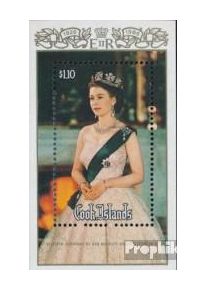 Cookinseln Block167 (kompl.Ausg.) postfrisch 1986 Königin Elisabeth II