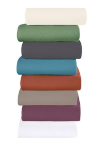 Dormisette unisex Laken in wit ,maat 90x190 - 100x200 cm, Witt, 100% Katoen