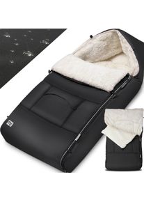 Monzana Wyściełany śpiworek odpowiedni do wózków dziecięcych szary